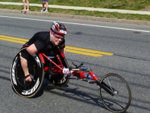 woman wheelchair racer