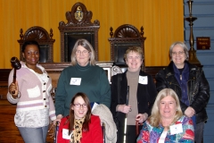 IKay, Pat, Jini, Bonnie, Amy and Sue from MWCIL in the Senate Chambers