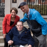 Maura Healey and Paul Spooner (MWCIL) and Bill Henning (Boston CIL)