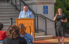 Mayor Sisitsky speaking