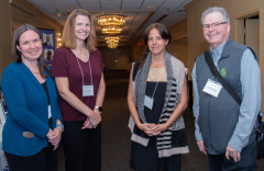 Sadie (MWCIL), Kristen (DTA), Molly (MRC) and Steve (IA)