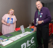 Brianna(DLC) and Paul (DignityMA) at DLC table