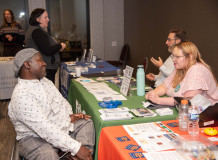 attendee at the DLC Table