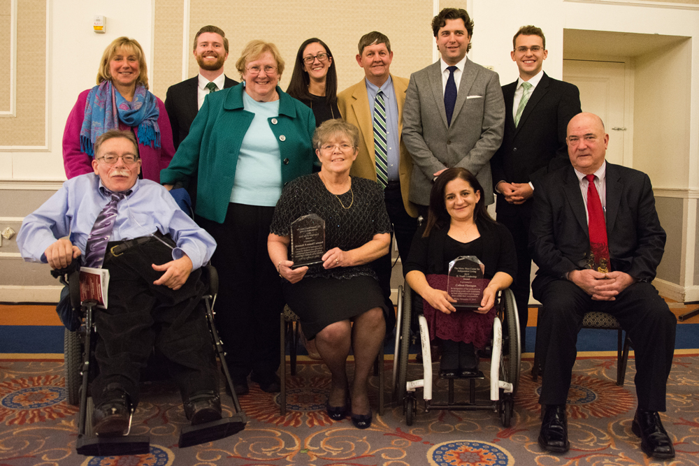 All of the awardees, including Senator Kennedy's staff, and Senator Spilka and Paul Spooner